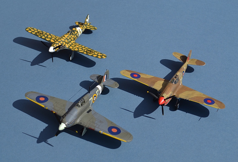 Hurricane, Folgore and Kittyhawk